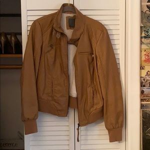 Faux leather jacket
